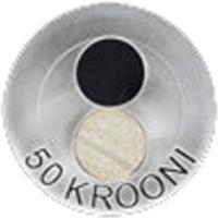 reverse of 50 Krooni - Estonian Nature (2010) coin with KM# 54 from Estonia.