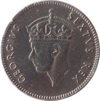 British East Africa coin 50 Cents - George VI (1948 - 1952) obverse obverse of 50 Cents - George VI (1948 - 1952) coin with KM# 30 from British East Africa. Inscription: GEORGIVS SEXTVS REX