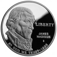 LIBERTYJAMESMADISONWJK TDRIN GOD WE TRUST·1993.