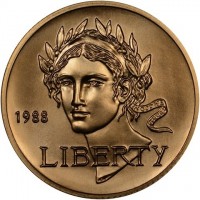 KM# 223 1988LIBERTY.