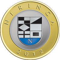 Lithuania coin 2 Litai - Lithuanian resorts - Neringa - Colourized (2012) reverse reverse of 2 Litai - Lithuanian resorts - Neringa - Colourized (2012) coin with KM# 185.2 from Lithuania. Inscription: NERINGA 2012