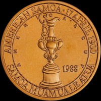 AMERICAN SAMOA·17 APRIL 1900AMERICA'S CUP1988SAMOA MUAMUA LE ATUA.
