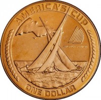 AMERICA'S CUPAMERICA'S CUP '88ONE DOLLAR.