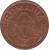 obverse of 1 Leu (1992) coin with KM# 113 from Romania. Inscription: ROMANIA BNR C.D · 1992 ·