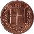 obverse of 5 Aurar (1946 - 1966) coin with KM# 9 from Iceland. Inscription: 1965