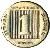 reverse of 1 Agora - Israel's 40th Anniversary (1988) coin with KM# 193 from Israel. Inscription: מ' שנים לישראל 1 אגורה AGORA התשמ