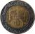 reverse of 500 Lire - 50th Anniversary to National Police Code (1997) coin with KM# 187 from Italy. Inscription: L. 500 POLIZIA STRADALE 50 1947-1997 POLIZIA DI STATO