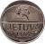 obverse of 1 Litas - The European Basketball Championship 2011 (2011) coin with KM# 177 from Lithuania. Inscription: LIETUVA 1 LITAS 2011