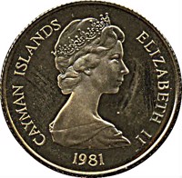 Cayman Islands coin 100 Dollars - Elizabeth II - Wedding of Prince Charles and Lady Diana (1981) obverse obverse of 100 Dollars - Elizabeth II - Wedding of Prince Charles and Lady Diana (1981) coin with KM# 69 from Cayman Islands. Inscription: CAYMAN ISLANDS ELIZABETH II 1981