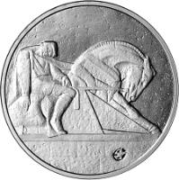reverse of 1 Lats - Kārlis Zāle (2012) coin with KM# 132 from Latvia.