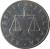 obverse of 1 Lira (1951 - 2001) coin with KM# 91 from Italy. Inscription: REPVBLICA · ITALIANA