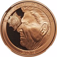 Cayman Islands coin 20 Dollars - Elizabeth II - Ronald Reagan (2014) reverse reverse of 20 Dollars - Elizabeth II - Ronald Reagan (2014) coin from Cayman Islands. Inscription: RONALD REAGAN G.C.B