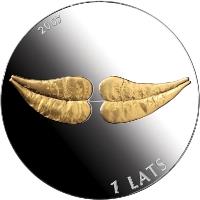 obverse of 1 Lats - Coin of Life (2007) coin with KM# 97 from Latvia. Inscription: 2007 1 LATS