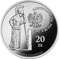 Poland coin 20 Złotych - The Polish Thermopylae – Zadwórze (2017) obverse obverse of 20 Złotych - The Polish Thermopylae – Zadwórze (2017) coin with Y# 992 from Poland. Inscription: RZECZPOSPOLITA POLSKA 2017 mw 20 ZŁ POLSKIE TERMOPILE