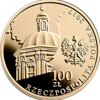 Poland coin 100 Złotych - 200th Anniversary of the Ossoliński National Institute (2017) obverse obverse of 100 Złotych - 200th Anniversary of the Ossoliński National Institute (2017) coin with Y# 999 from Poland. Inscription: mw 100 ZŁ RZECZPOSPOLITA POLSKA 2017