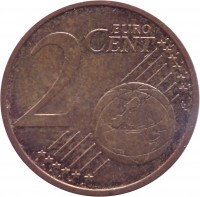 Latvia coin 2 Euro Cent (2014 - 2015) reverse reverse of 2 Euro Cent (2014 - 2015) coin with KM# 151 from Latvia. Inscription: 2 EURO CENT LL