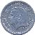 obverse of 2 Francs - Louis II (1943) coin with KM# 121 from Monaco. Inscription: LOUIS II PRINCE DE MONACO L. MAUBERT