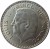 obverse of 5 Francs - Louis II (1945) coin with KM# 122 from Monaco. Inscription: LOUIS II PRINCE DE MONACO L. MAUBERT