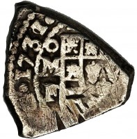 Mexico coin 2 Reales - Felipe V (1729 - 1733) obverse obverse of 2 Reales - Felipe V (1729 - 1733) coin with KM# 35a from Mexico.