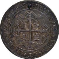 Mexico coin 4 Reales - Luis I (1724 - 1725) reverse reverse of 4 Reales - Luis I (1724 - 1725) coin with KM# 42 from Mexico.