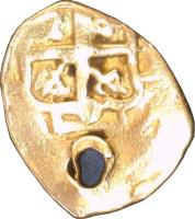 Mexico coin 4 Escudos - Carlos II (1701) reverse reverse of 4 Escudos - Carlos II (1701) coin with KM# 54 from Mexico.