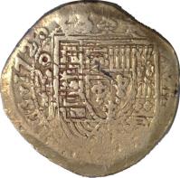 Mexico coin 8 Escudos - Luis I (1724 - 1725) obverse obverse of 8 Escudos - Luis I (1724 - 1725) coin with KM# 58 from Mexico. Inscription: LVDOVICVS I DEI G