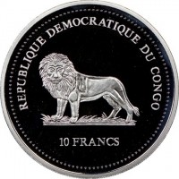 REPUBLIQUE DEMOCRATIQUE DU CONGO10 FRANCS.