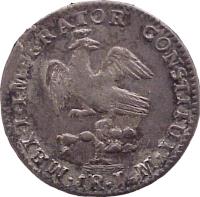 Mexico coin 1 Real - Agustin I Iturbide (1822) reverse reverse of 1 Real - Agustin I Iturbide (1822) coin with KM# 302 from Mexico. Inscription: MEX.I.IMPERATOR CONSTITUI