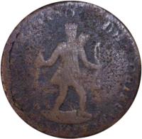 Mexico coin 1/8 Real (1833 - 1835) obverse obverse of 1/8 Real (1833 - 1835) coin with KM# 318 from Mexico. Inscription: ESTADO SOBERANO DE CHIHUAHUA