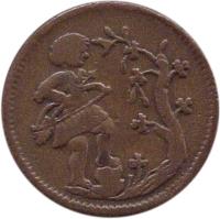 Mexico coin 1/8 Real (1828) obverse obverse of 1/8 Real (1828) coin with KM# 321 from Mexico.