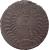 reverse of 1/4 Real (1855 - 1856) coin with KM# 342 from Mexico.