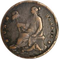 Mexico coin 1/4 Real (1836) reverse reverse of 1/4 Real (1836) coin with KM# 354 from Mexico.