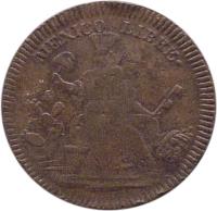 Mexico coin 1/4 Real (1828 - 1860) reverse reverse of 1/4 Real (1828 - 1860) coin with KM# 359 from Mexico. Inscription: MEXICO LIBRE