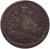 reverse of 1/8 Real (1829 - 1865) coin with KM# 336 from Mexico.