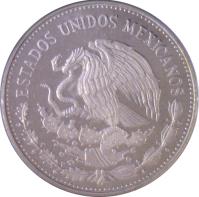 Mexico coin 50 Pesos - 1986 World Cup Soccer Games (1985) obverse obverse of 50 Pesos - 1986 World Cup Soccer Games (1985) coin with KM# 515 from Mexico. Inscription: ESTADOS UNIDOS MEXICANOS
