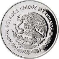Mexico coin 100 Pesos - Vaquita (1992) obverse obverse of 100 Pesos - Vaquita (1992) coin with KM# 566 from Mexico. Inscription: ESTADOS UNIDOS MEXICANOS