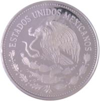 obverse of 25 Pesos - 1986 World Cup Soccer Games (1985) coin with KM# 514 from Mexico. Inscription: ESTADOS UNIDOS MEXICANOS