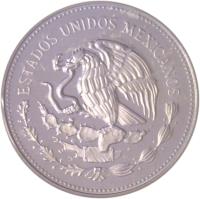 Mexico coin 100 Pesos - 1986 World Cup Soccer Games (1986) obverse obverse of 100 Pesos - 1986 World Cup Soccer Games (1986) coin with KM# 521 from Mexico. Inscription: ESTADOS UNIDOS MEXICANOS