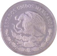 Mexico coin 50 Pesos - 1986 World Cup Soccer Games (1986) obverse obverse of 50 Pesos - 1986 World Cup Soccer Games (1986) coin with KM# 523 from Mexico. Inscription: ESTADOS UNIDOS MEXICANOS