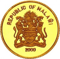 KM# 116 REPUBLIC OF MALAWI2000.