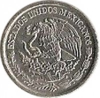 Mexico coin 10 Centavos - Smaller (2009 - 2015) obverse obverse of 10 Centavos - Smaller (2009 - 2015) coin with KM# 934 from Mexico. Inscription: ESTADOS UNIDOS MEXICANOS