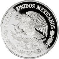 obverse of 10 Pesos - Locomotive at Cuernavaca (2010) coin with KM# 938 from Mexico. Inscription: ESTADOS UNIDOS MEXICANOS