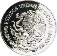 Mexico coin 20 Pesos - Bank of Mexico (2005) obverse obverse of 20 Pesos - Bank of Mexico (2005) coin with KM# 767 from Mexico. Inscription: ESTADOS UNIDOS MEXICANOS