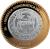 reverse of 100 Pesos - Carlos y Juana coin (2013) coin with KM# 972 from Mexico. Inscription: HERENCIA NUMISMATICA DE MEXICO M 2013 $100