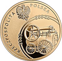 Poland coin 200 Złotych - 200th Anniversary of the Birth of Hipolit Cegielski (2013) obverse obverse of 200 Złotych - 200th Anniversary of the Birth of Hipolit Cegielski (2013) coin with Y# 882 from Poland. Inscription: RZECZPOSPOLITA POLSKA mw 2013 200 ZŁ