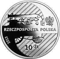 Poland coin 10 Złotych - 200th Anniversary of the Birth of Hipolit Cegielski (2013) obverse obverse of 10 Złotych - 200th Anniversary of the Birth of Hipolit Cegielski (2013) coin with Y# 881 from Poland. Inscription: mw RZECZPOSPOLITA POLSKA 2013 10 ZŁ