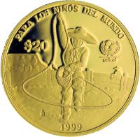 Mexico coin 20 Pesos - reverse of 20 Pesos -