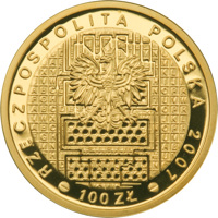 Poland coin 100 Złotych - 75th Anniversary of Breaking Enigma Codes (2007) obverse obverse of 100 Złotych - 75th Anniversary of Breaking Enigma Codes (2007) coin from Poland. Inscription: RZECZPOSPOLITA POLSKA 2007 mw 100 ZŁ