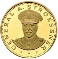 Paraguay coin 1500 Guaraníes - General Alfredo Stroessner (1972) reverse reverse of 1500 Guaraníes - General Alfredo Stroessner (1972) coin with KM# 38 from Paraguay. Inscription: GENERAL A. STROESSNER