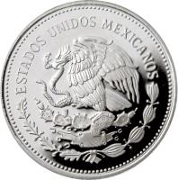 Mexico coin 5 Pesos - Lobo (1997 - 1998) obverse obverse of 5 Pesos - Lobo (1997 - 1998) coin with KM# 627 from Mexico. Inscription: ESTADOS UNIDOS MEXICANOS